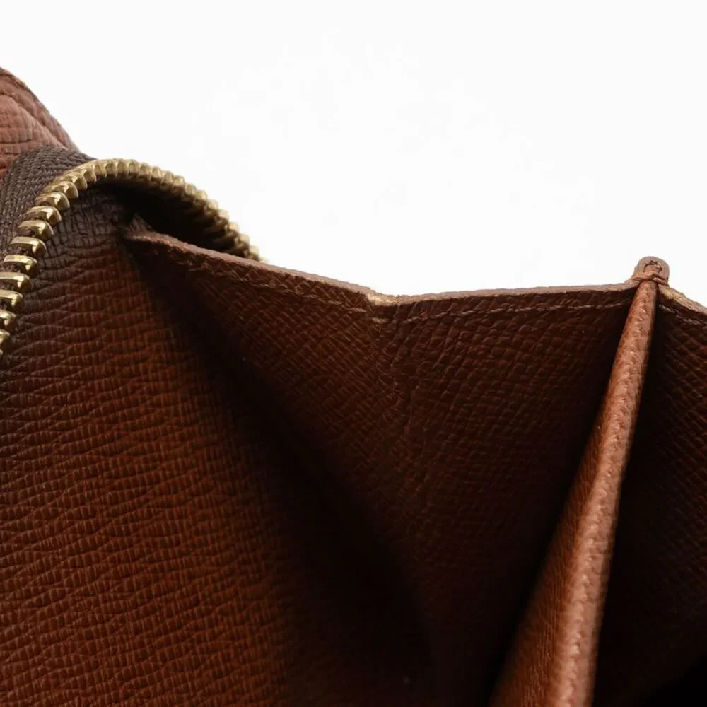 Louis Vuitton Vintage Monogram Canvas Zipped Compact Wallet